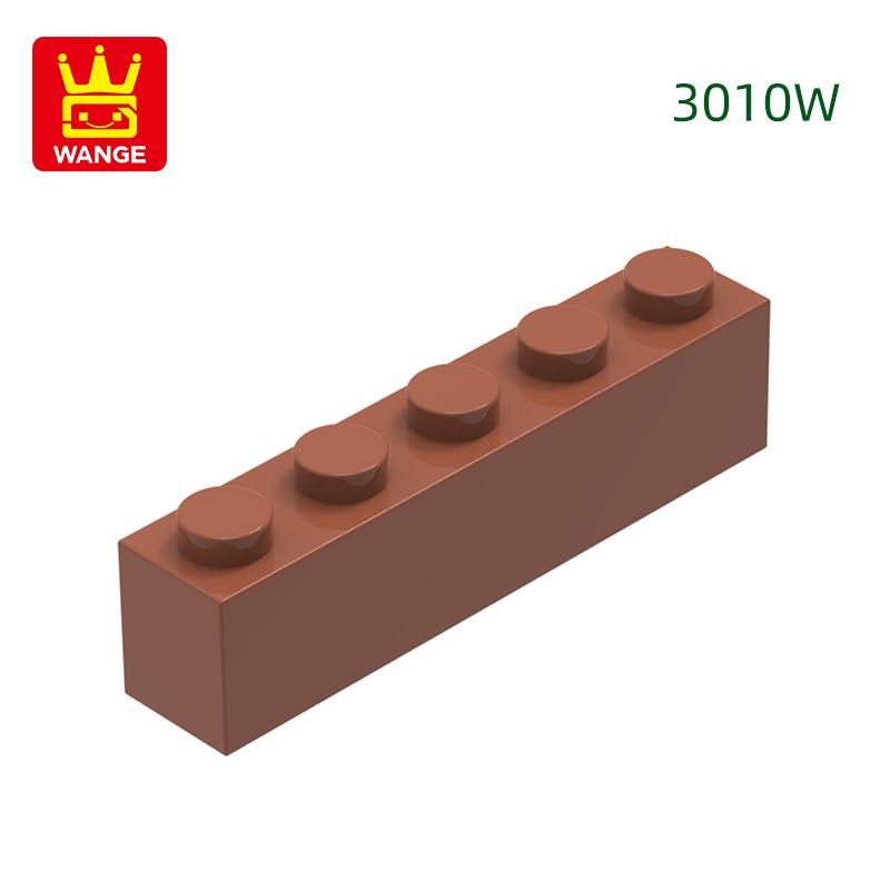 52 шт./лот Толстые Кирпичики 1x5 Точек Блок Moc Цветные Аксессуары Совместимые с 3010W Кирпичик DIY Детская Игрушка Деталь для Сборки