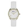 Salvatore Ferragamo Cuir Watch White Gold Silver