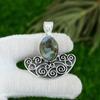 Кулон из стерлингового серебра 925 пробы с натуральным лабрадоритом, ручной работы, к годовщине