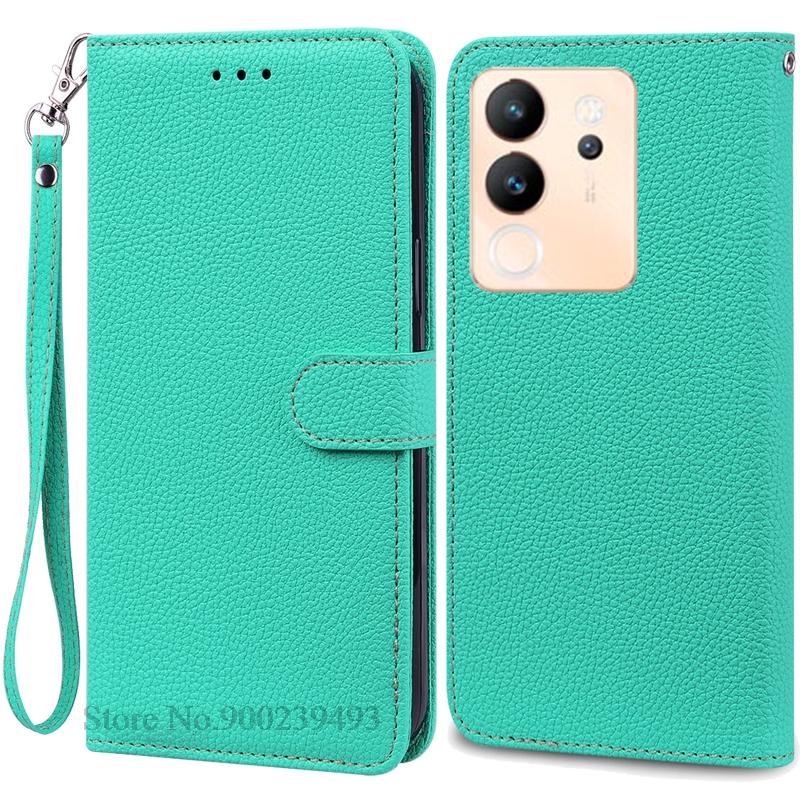 Для Vivo V30 Lite 5G чехол кожаный кошелек раскладной телефон чехол для Vivo V30 Lite чехол-книжка для Vivo V30Lite чехол Fundas Shell