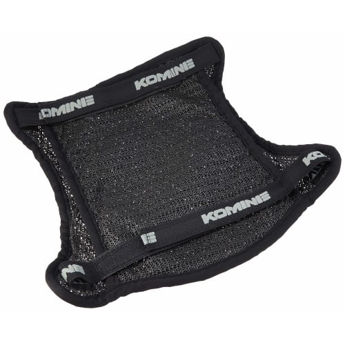 KOMINE Motorcycle 3D Mesh Seat Cover 2L Anti-Slip Black L AK-109 891 Mesh Material