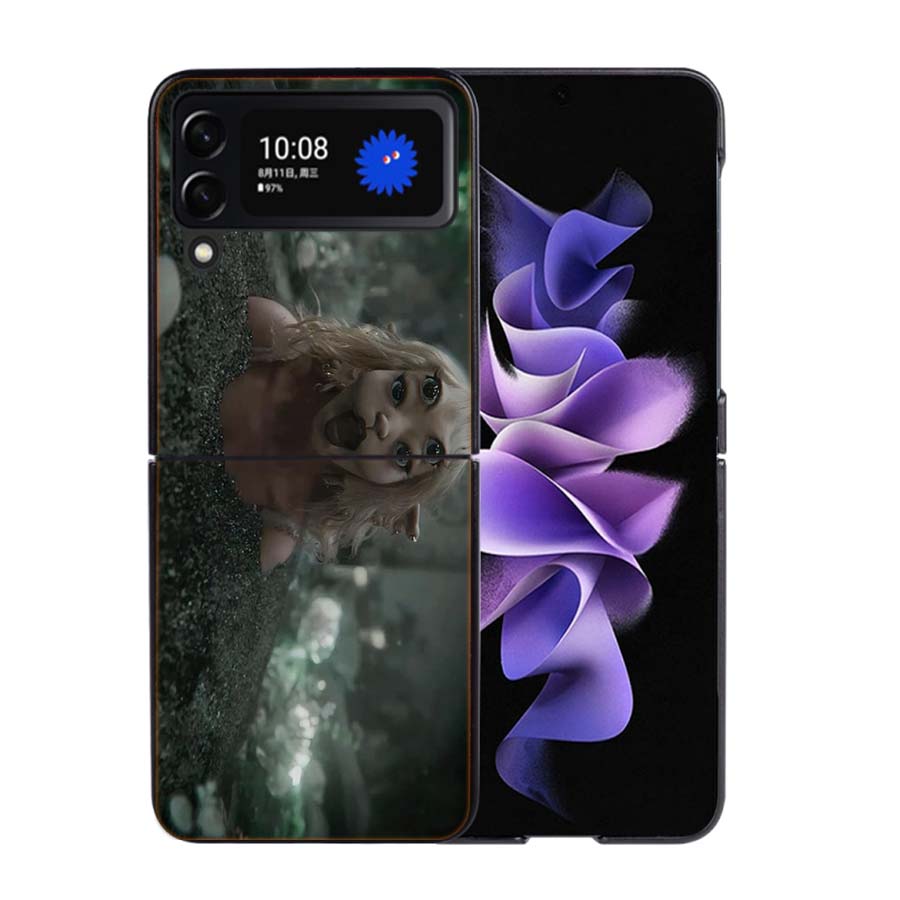 Чехол для телефона Melanie Martinez для Samsung Z Flip 7 6 5G Galaxy Z Flip4 Z Flip5 Z Flip3 Черный Жесткий ПК Чехол Защитный Чехол