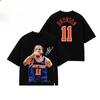 Графическая футболка для фаната New York Knicks Уличная одежда Повседневная Летняя с коротким рукавом Подарок для баскетбола Оверсайз Унисекс Харадзюку высокое качество