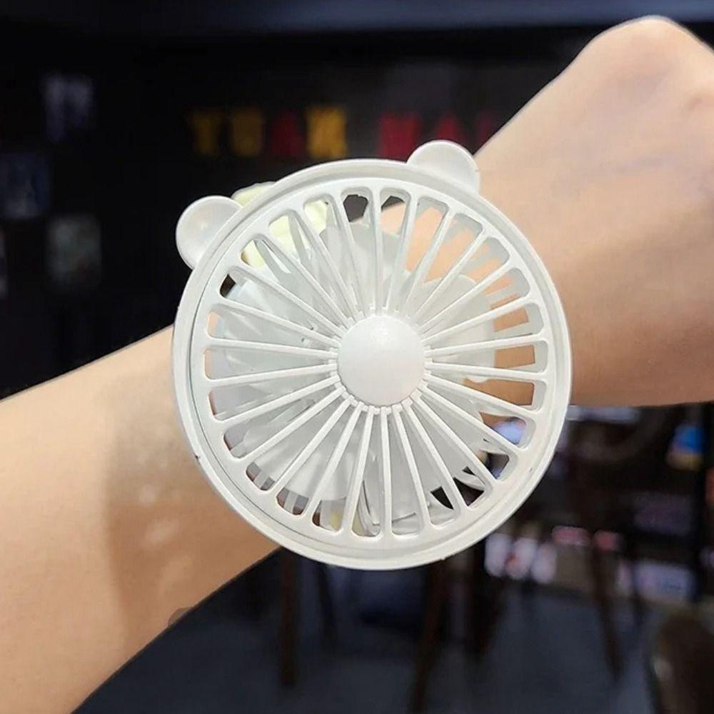 Mini Wristband Fan Rechargeable Bracelet Fan Cute Wrist Electric Fan Birthday Parties