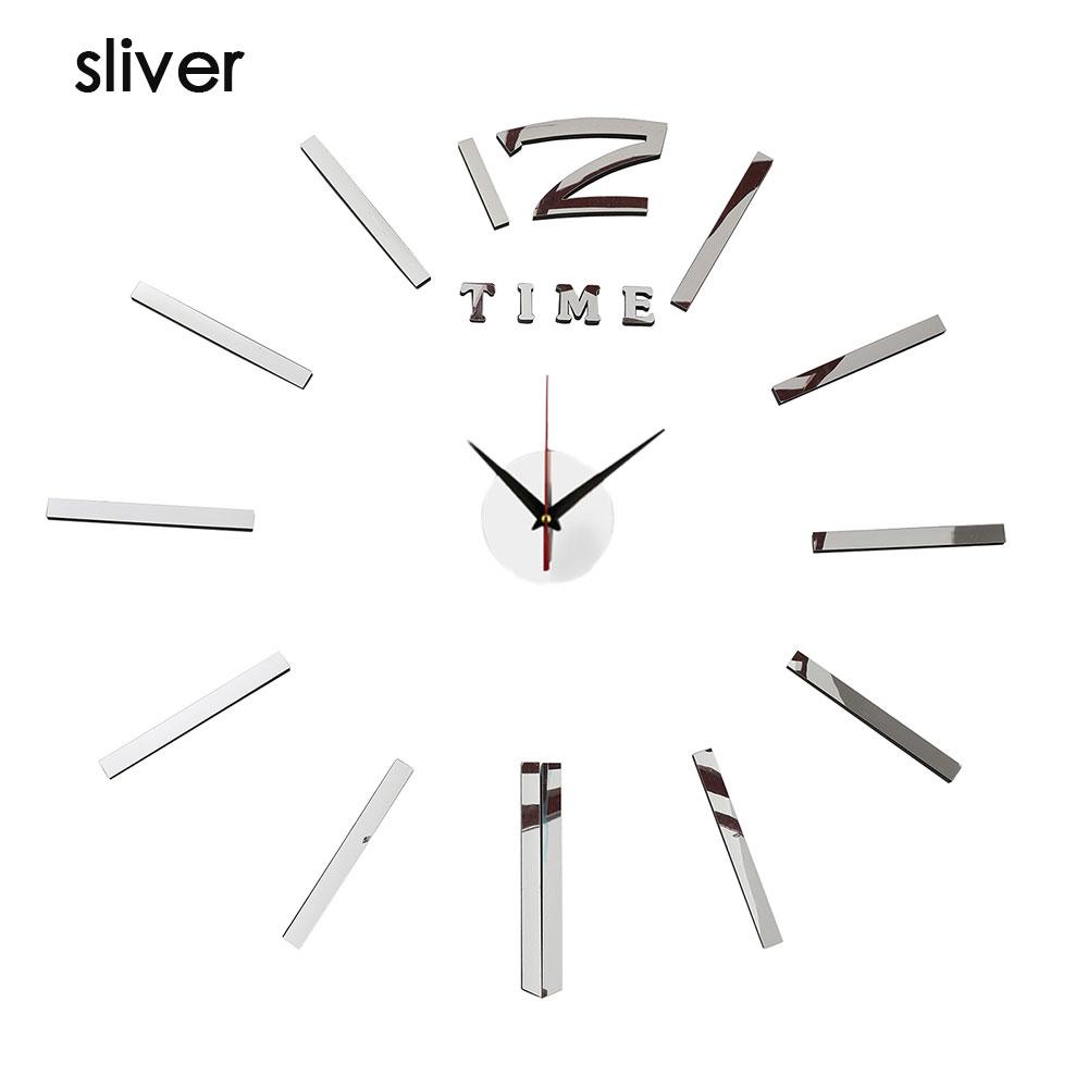 3D светящиеся настенные часы, зеркальные настенные наклейки, креативные часы «сделай сам», съемные художественные наклейки, домашний декор, кварцевая игла для гостиной, хит продаж