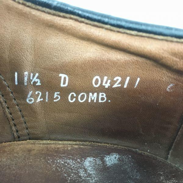 Allen Edmonds McAllister Винтажные туфли-броги с крылышками, черные, размер 11.5D / 28.5-29.5 см, мужские(ИСПОЛЬЗОВАЛ)