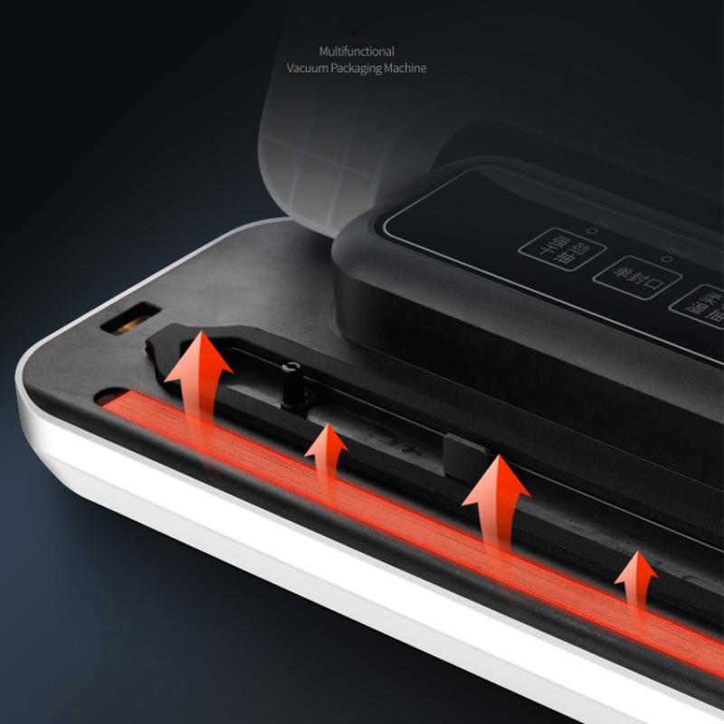 Вакуумная запечатывающая машина Вакуумная запечатывающая машина для упаковки пищевых продуктов Небольшая бытовая машина для запечатывания пластика