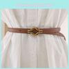 Minimalist Womens Retro Belt Metal Buckle Fashion Dress Decoration Waist Belt