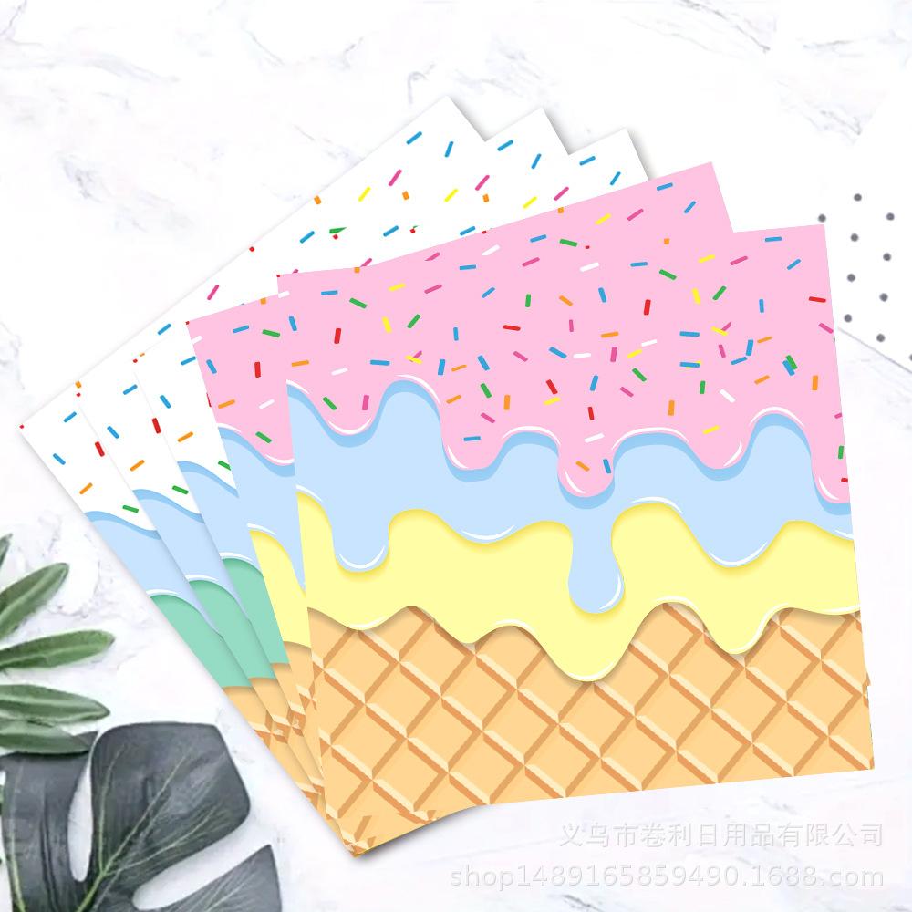 Summer Ice Cream Birthday Party Supplies, Ice Cream Party Decorations, Banners, Tableware, Tablecloths
