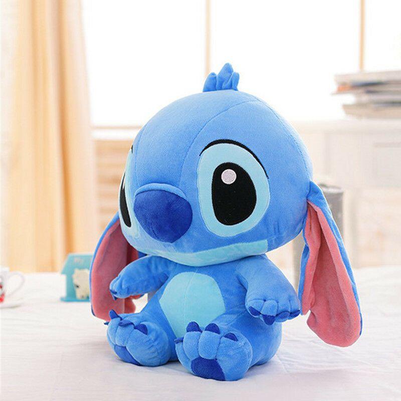 Adorable Lilo Stitch Plush Blue Kid Girl Soft Stuffed Toy Gift 30cm Cute Decor