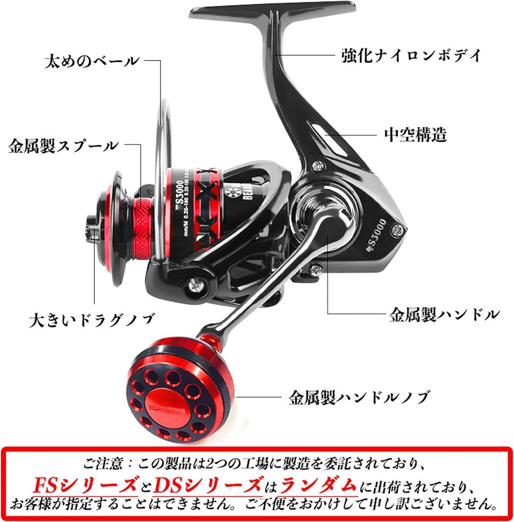VISPREA Spinning Reel Fishing Reel 2000 3000 4000 5000 6000 7000 Lightweight Freshwater Fishing Sea Fishing Gear Ratio Maximum Drag Force Handle Left