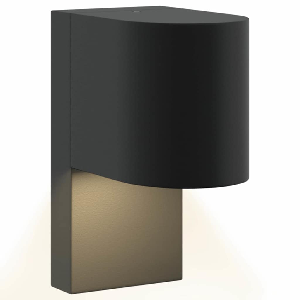 Outdoor Wall Lamp Black 12 x 7 x 15 cm Stainless Steel