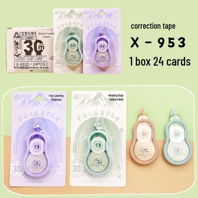 Correction Tape 30m, Large Capacity, Transparent for Students