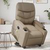 VidaXL Reclining Massage Armchair, Relaxation Chair with Adjustable Backrest and Footrest, Living Room Seat 3204671