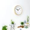 KATOMOKU Plywood Clock 10 km-76NA Wall Clock First Clock Continuous Second Hand Diameter 25.2cm (quartz Clock)