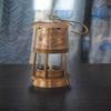 Brass Nautical Antique Miner Lamp Handmade Vintage Oil Ship Hanging Miner Lamp