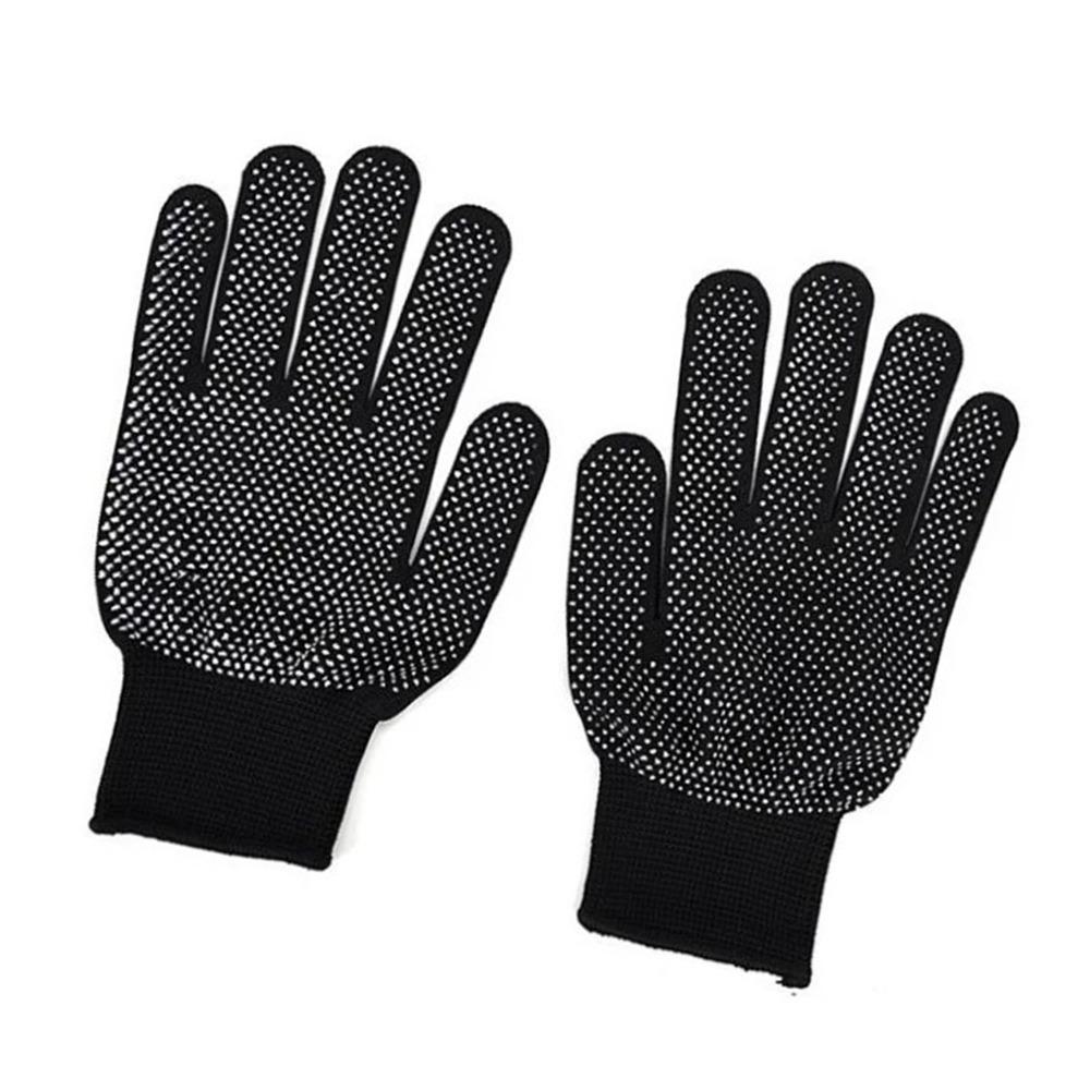 Soft Heat Proof Gloves Non-Slip Curling Iron Gloves Styling Tool Hair Styling Gloves Salon Use