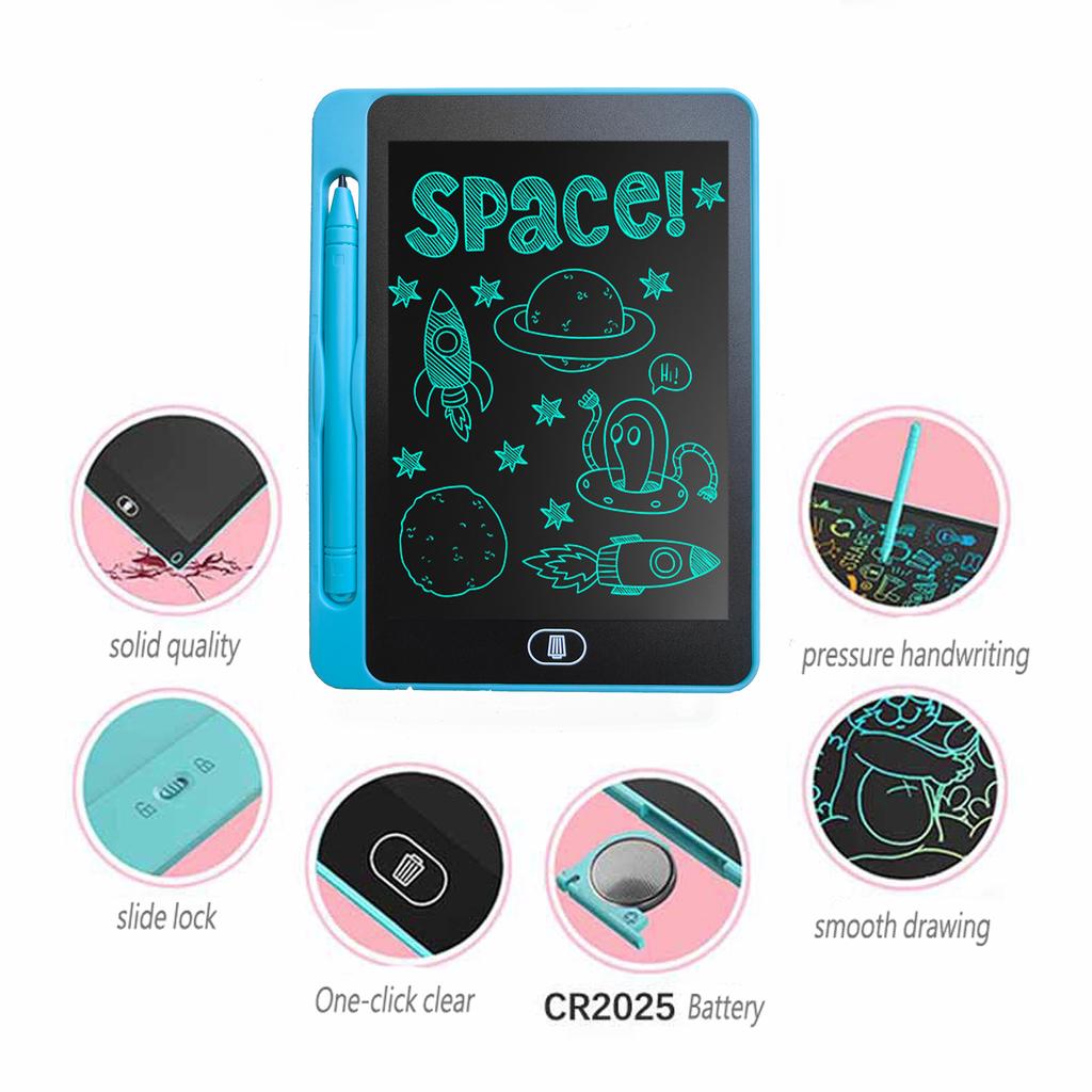 6,5-дюймовый одноцветный ЖК-планшет для письма и рисования, доска для детей, подарки на день рождения, День благодарения, Хэллоуин, Пасха, Рождество