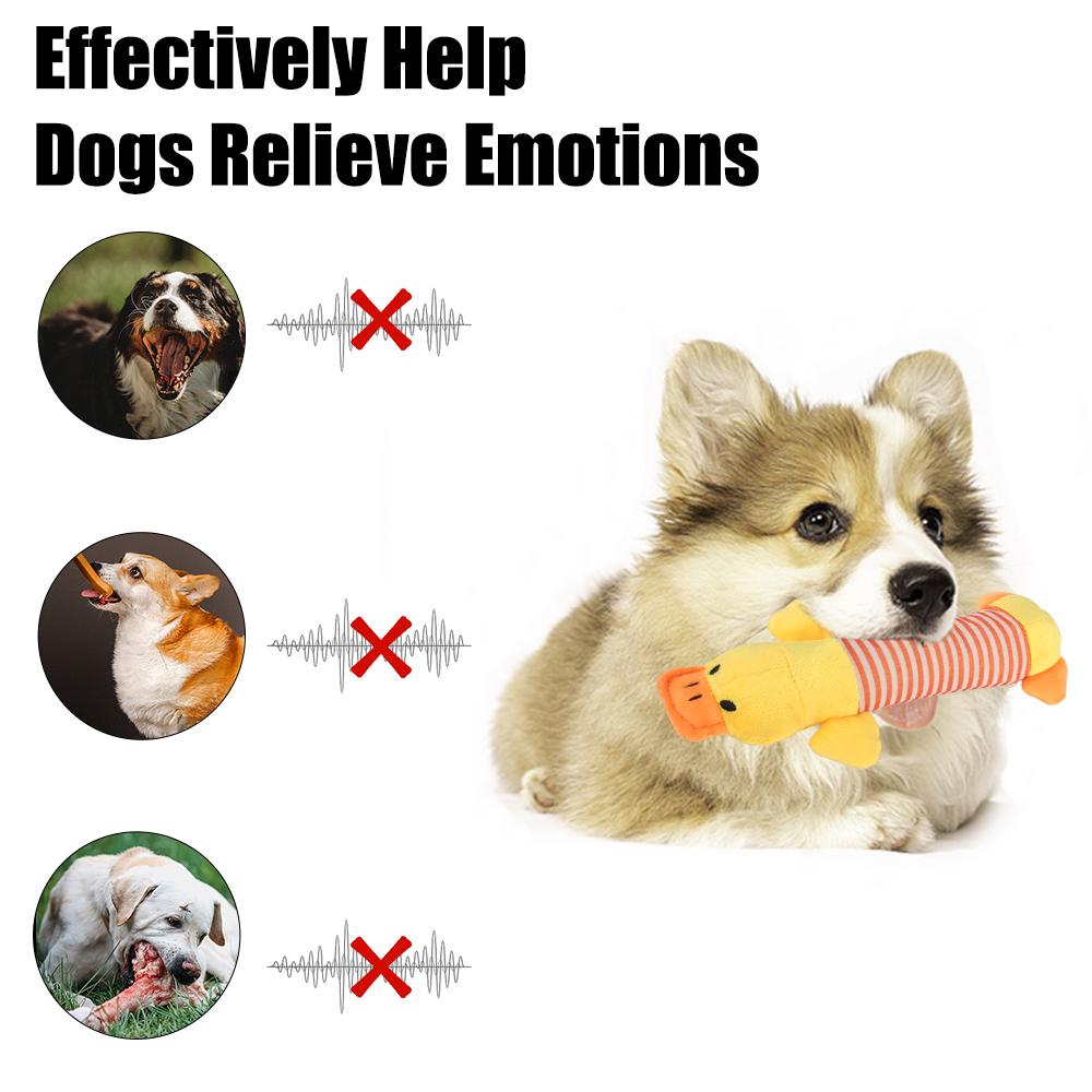 Popular Squeak Chew Sound Dolls Durability Pet Funny Plush Toys Elephant Duck Pig Dog Cat Fleece Toys Fit for All Pets