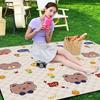 Beach Picnic Blanket Portable Picnic Blanket Waterproof Anti-Moisture Washable 59x78in Play Mat Couch Throw Rug For Baby
