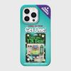Роскошный Clmj Корейский цветной чехол-кошка для iPhone 17 16 15 14 13 12 11 Pro Max X XS XR Plus Air Глянцевая пленка Жесткий ПК-чехол