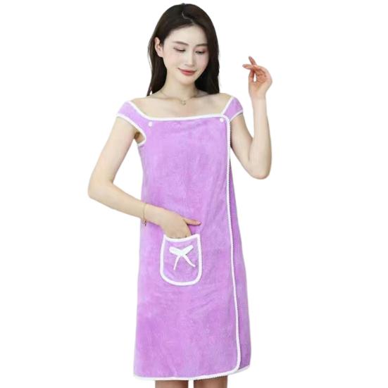 Женское носимое банное полотенце с регулируемыми лямками, мягкое, впитывающее воду, для спа на открытом воздухе