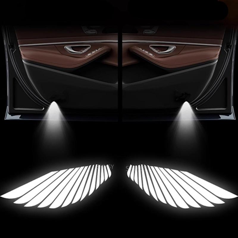 2X Angels Wings Projector LED Car Door Lights For Lexus RX ES GX LS LX IS GS RC Series IS350 GS300 ES300 GX460 LX570 NX300 RX350