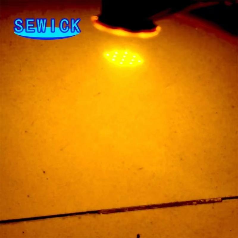 100Pcs P21W 1157 BAY15D 1156 Ba15S 12V12SMD Car LED Light Signal Bulb COB Super Bright Auto Turn Tail Reverse Parking Brake Lamp