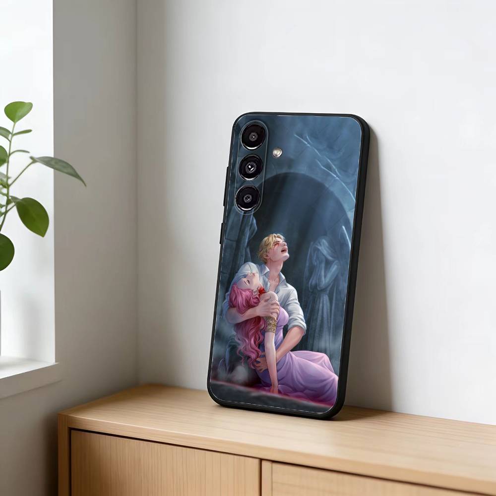 Чехол для телефона «Однажды сломанное сердце» для Samsung Galaxy A13, 21s, 22, 31, 32, 52, 53, 71, 72, 73, Мягкий черный чехол