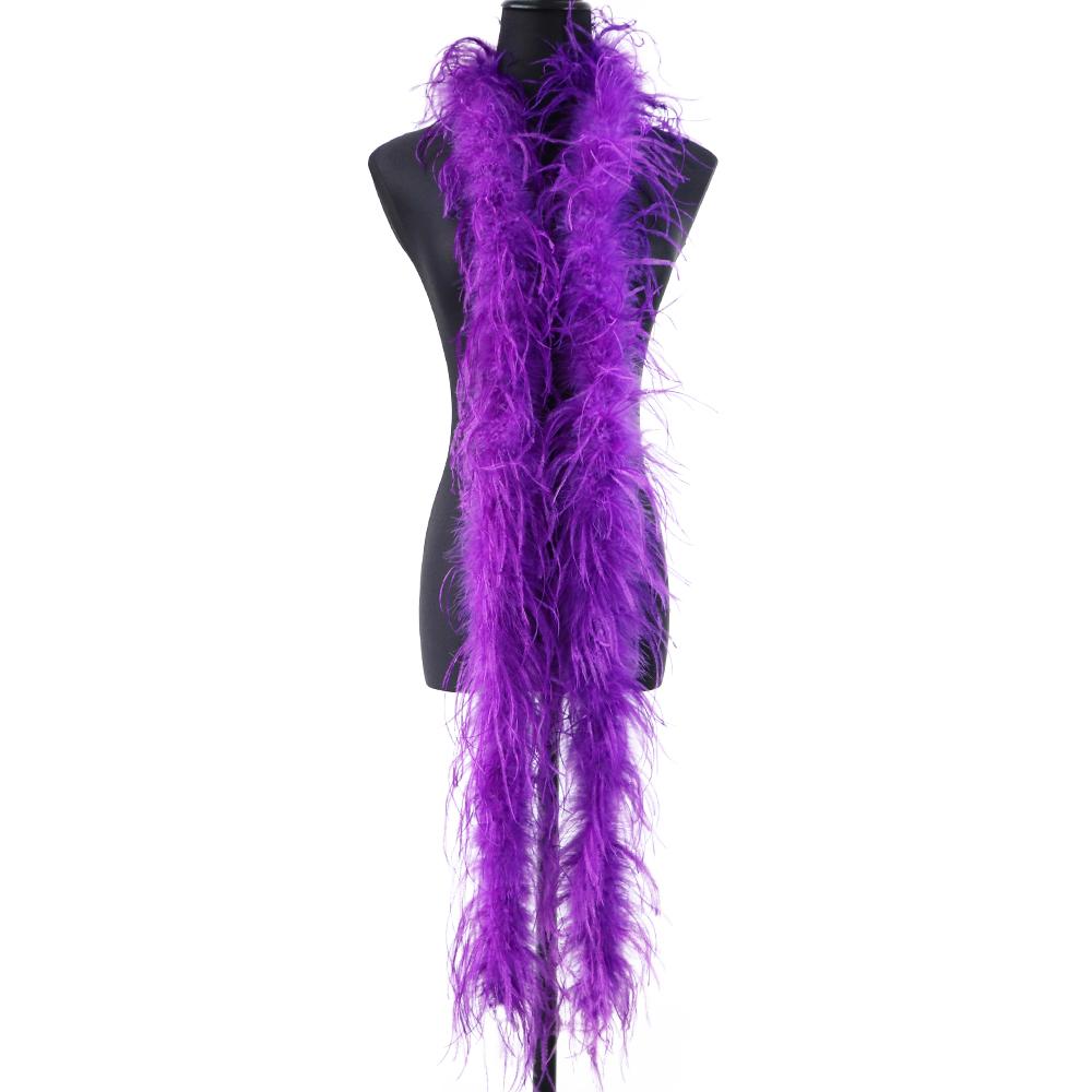 1Ply Ostrich Feather Boa 13-15CM Long Feathers Trims for Crafts Party Dress Sewing Decoration Plumas Ribbon 2 Meters Multicolor