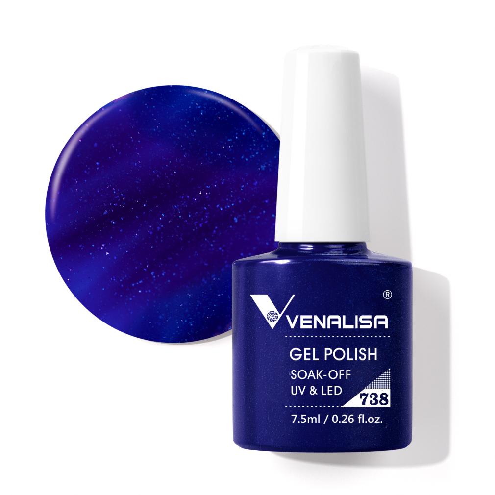 Venalisa 7,5 мл гель-лак для ногтей с блестками цветной гель-лак Soak Off UV LED 60 цветов на выбор