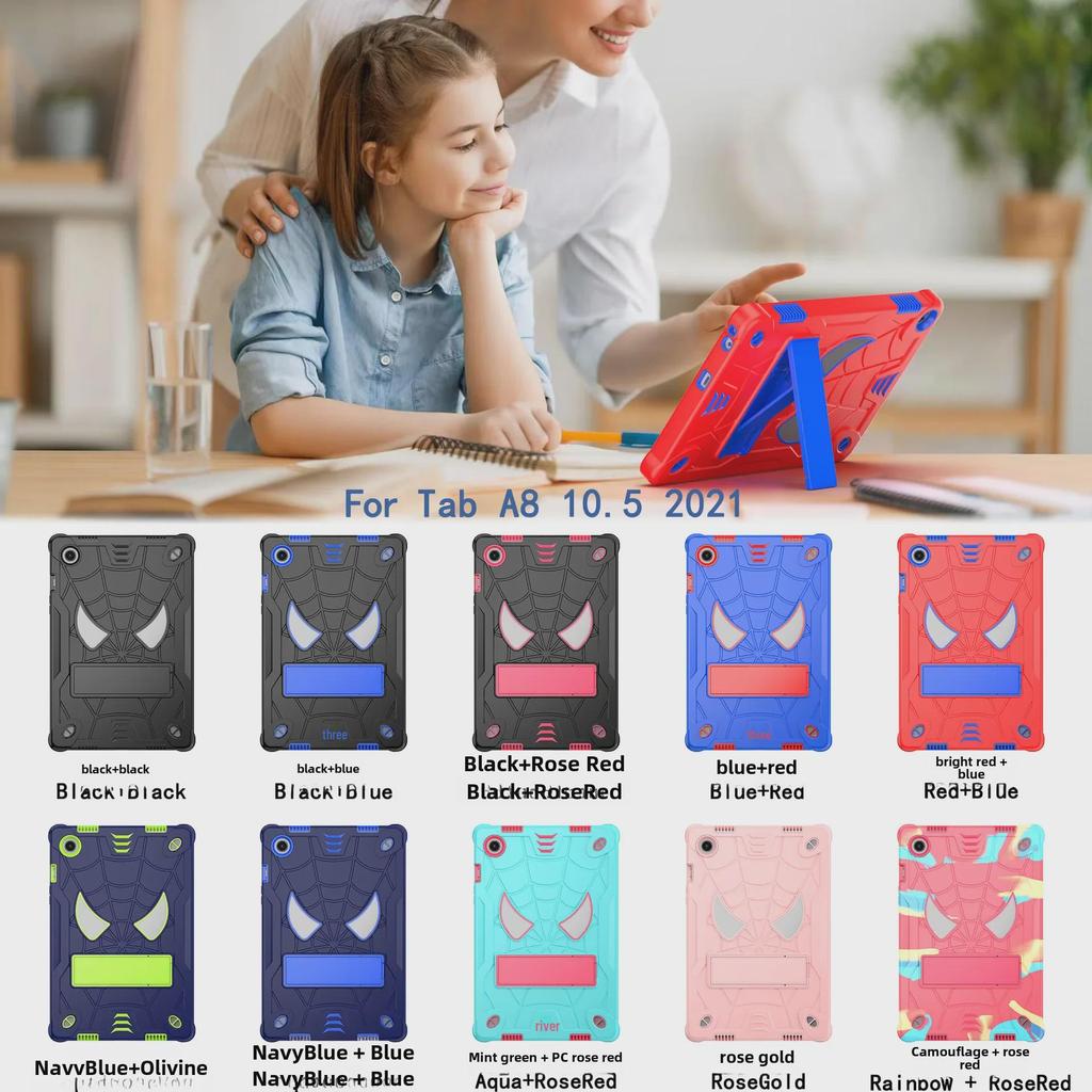 Защитный чехол с тройной защитой от Человека-паука для Samsung Galaxy Tab A8 2021 SM-X205/X200