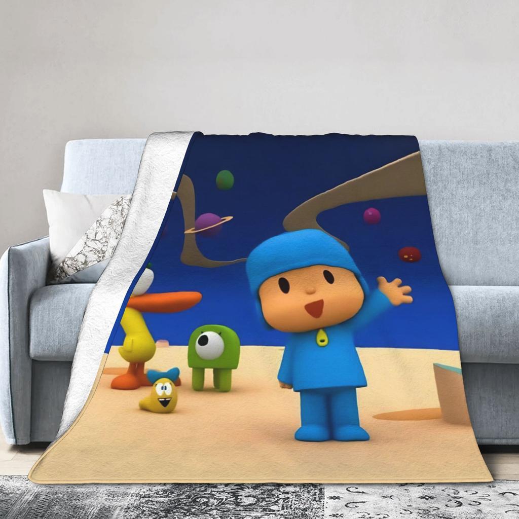 P-POCOYO Элли Плюшевое одеяло Детское Фланелевое плед для дивана кресла кровати Теплое мягкое На заказ DIY Качество Покрывало