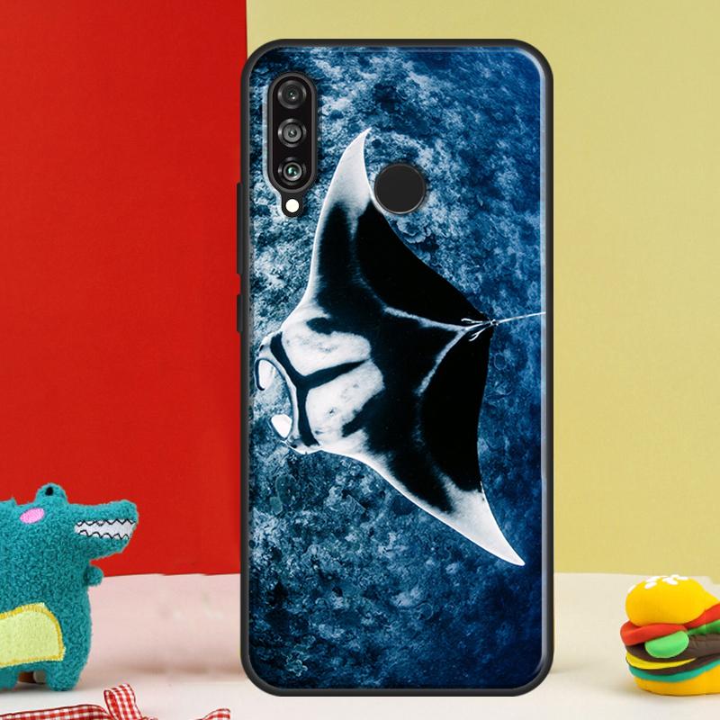 Чехол с рисунком ската для Huawei Nova 12i 12s 11i 5T 9 10 SE Y91 Y90 Y60 Y70 Y72 Y61 P60 Pro P20 P40 P30 Lite