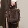 Bucket Bag Spring Crossbody Bag Leather Women's Bag Fashion Hand Bill Shoulder Bag