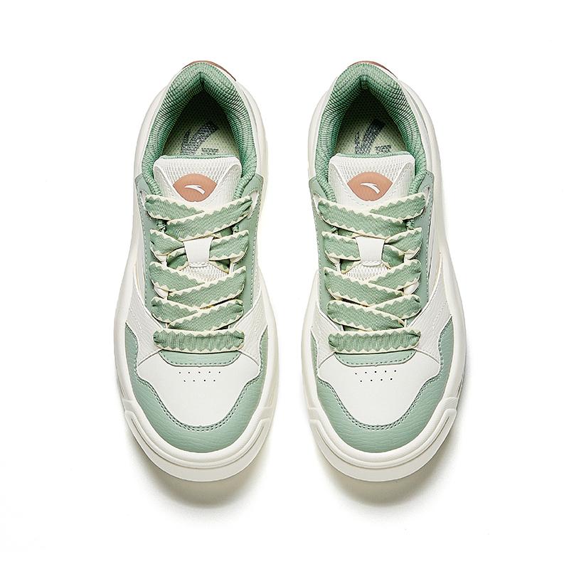 Anta Wave Shoes 2 удобные повседневные модные дышащие низкие кроссовки для скейтбординга женские кроссовки цвета слоновой кости и белого цвета 922438016-3