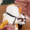 Scarf Cat Plush Keyring Bell Plush Cat Doll Keychain Fashion Plush Cat Bag Pendant  Christmas Gift
