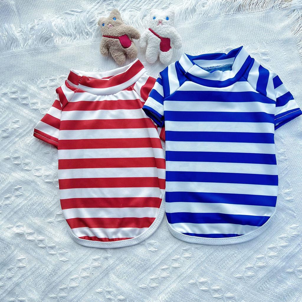 Spring and Autumn Thin T-Shirt Pet Clothing Cat Clothing Small Medium Teddy