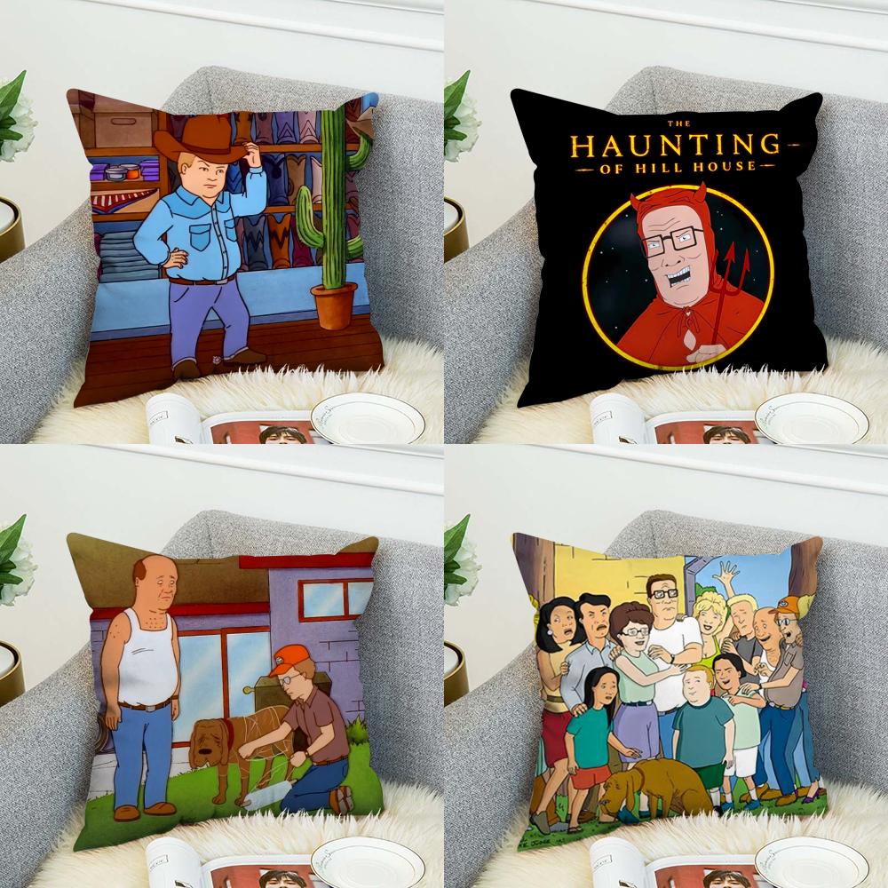 Наволочка KKing Of The Hill для Автомобиля Дивана Декоративная Домашняя Двусторонняя Печать Плюшевая Квадратная Подушка-Плед Чехол