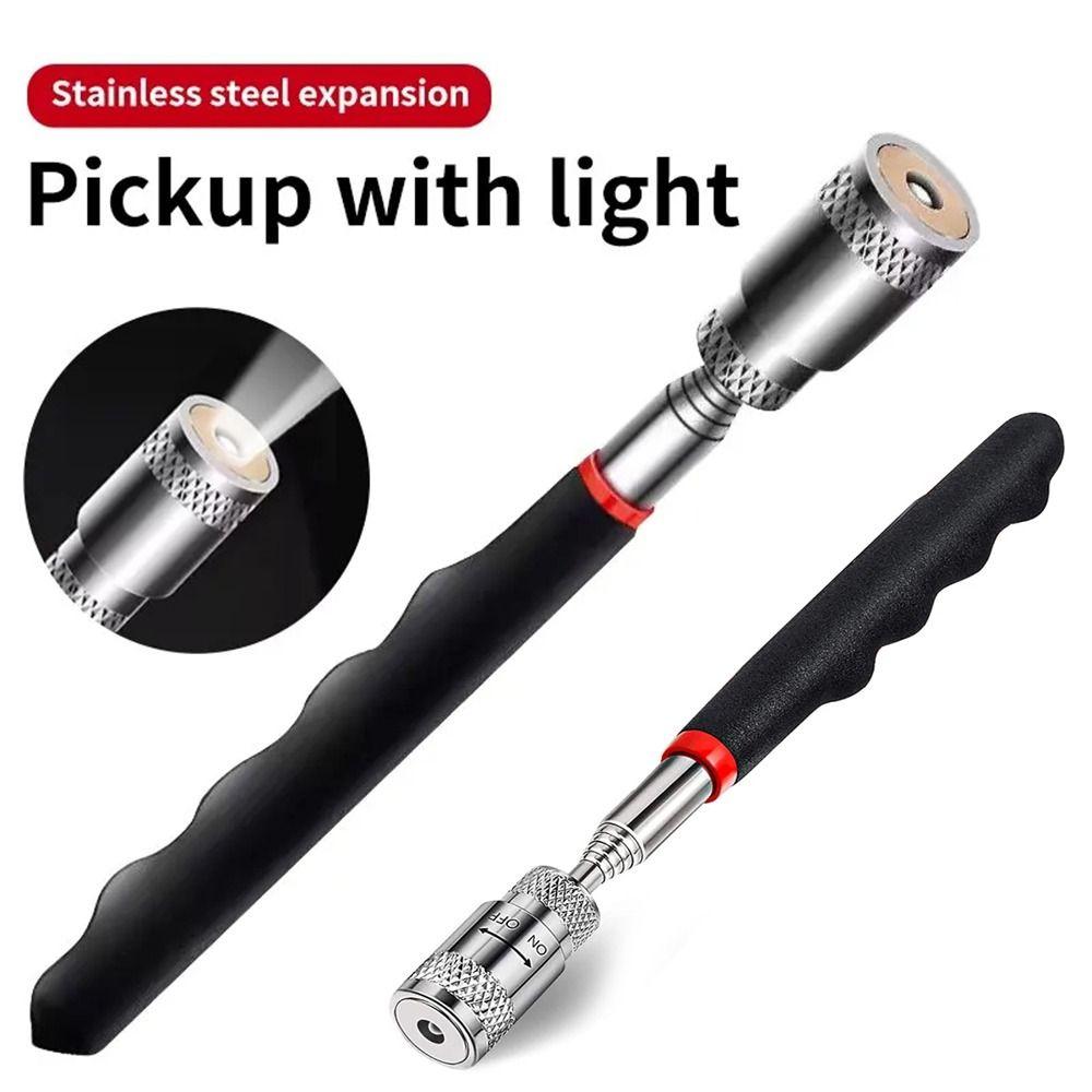 Выдвижная телескопическая магнитная ручка, регулируемый стержень для захвата, магнитный инструмент для захвата, всасывающие железные стержни