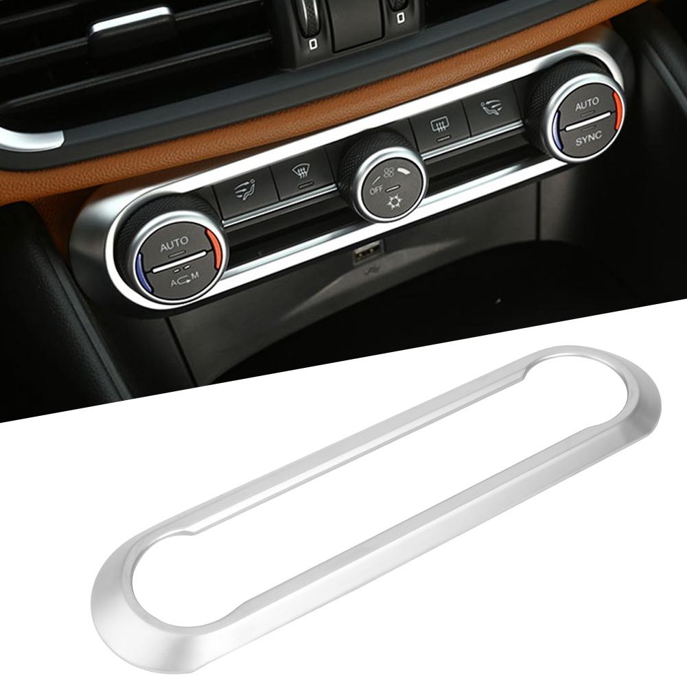 Center Air Conditioning Adjustment Frame Trim Stickers Fit for Alfa Romeo giulia 2017