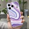 Акварельный мраморный чехол для iPhone 17 Pro Max Чехол iPhone 16 Pro Max 15 14 13 11 17E Ударопрочный Прозрачный Мягкий ТПУ Силиконовый Чехол