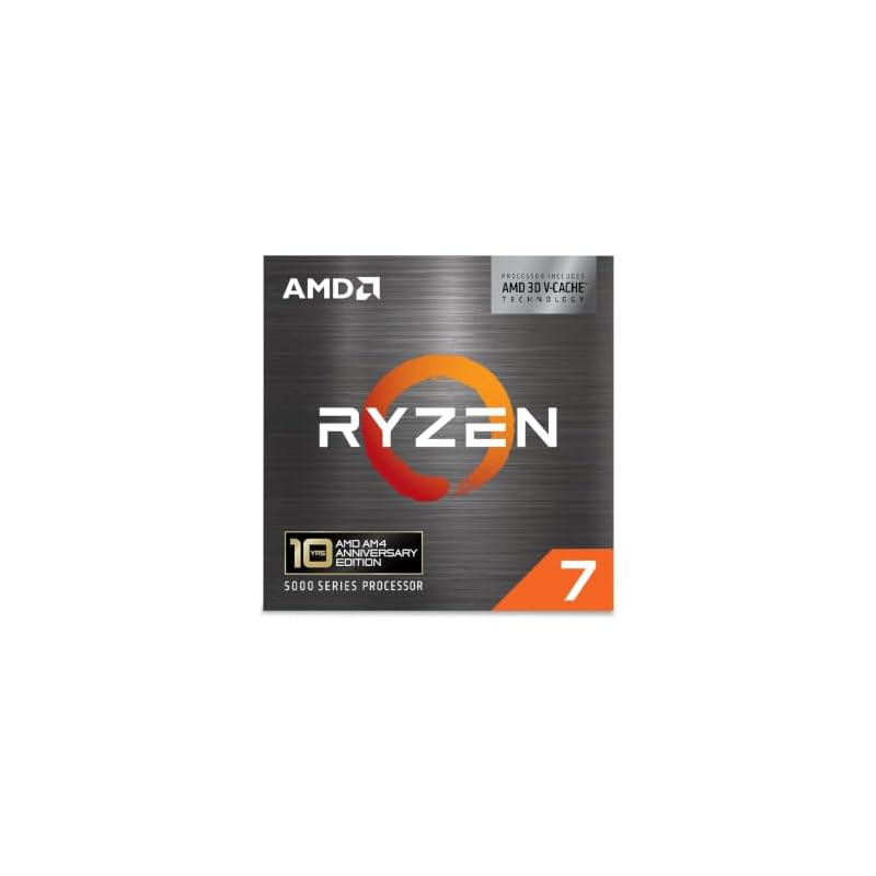 AMD Ryzen 7 5800X3D 10th Edition without Cooler, AM4 compatible, 8 cores / 16 threads, TDP 105W CPU, 100-100000651POF CP1718