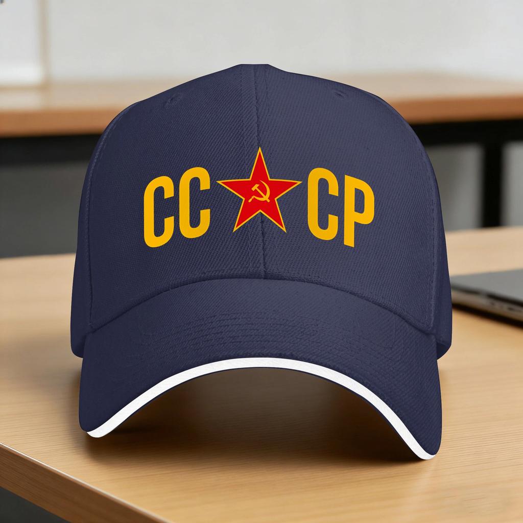 СССР, Звезда, Серп и Молот Солнце Бейсболка Летняя Мужская Дизайн Тракер Кепка Высокое Качество Ретро Бег Хиппи Snapback Кепка