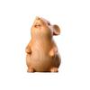 Cute Hamster Statue Funny Decorative Animal Figurine New Wood Carved Zodiac Mouse  Office Gift