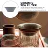 Керамическое ситечко для чая Фильтр для чашки Аксессуар для кофеварки Фильтры для молока Кухонный инструмент Керамика Остаток Кунг-фу Человек