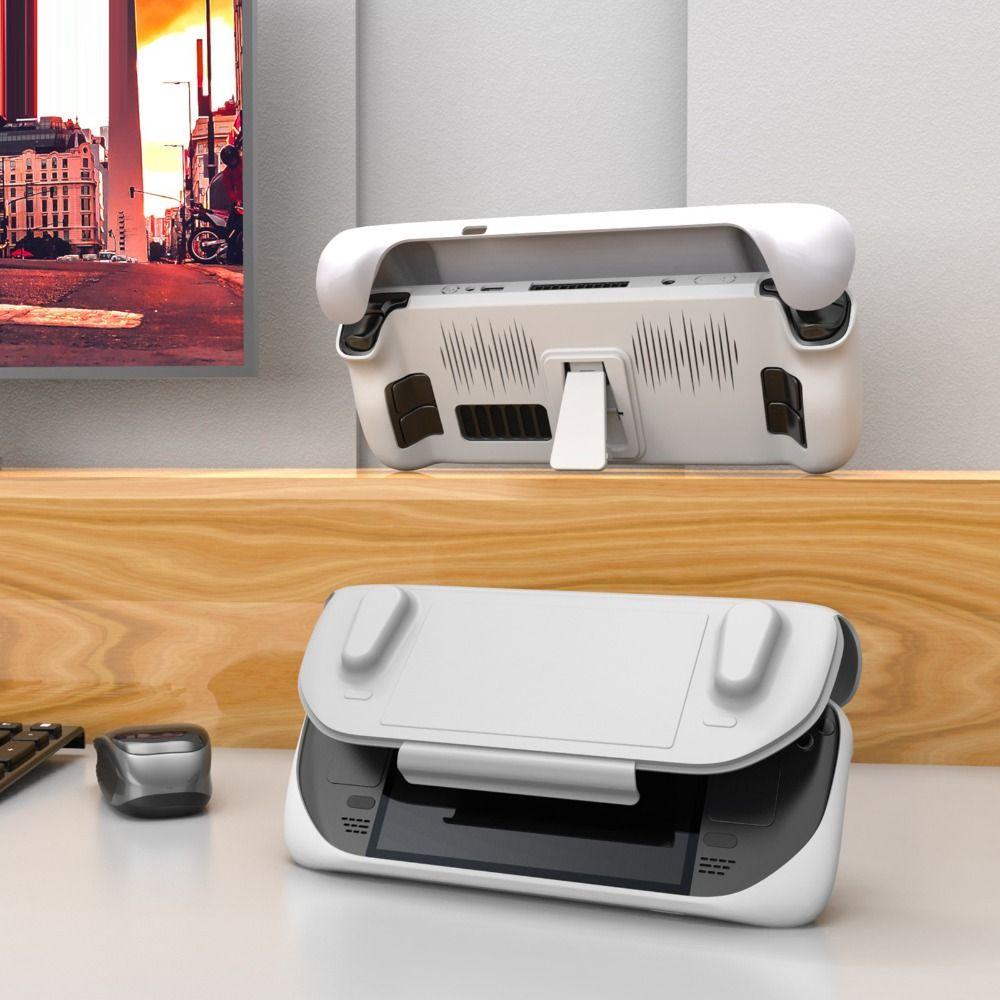 С подставкой Защитный чехол для хоста Съемная скользящая оболочка Чехол для портативной консоли для Steam Deck