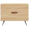  Coffee Table, Sonoma Oak, 50x50x40 Cm, Wood-based Material