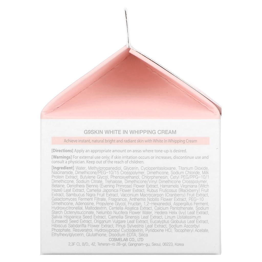 G9SKIN White In Whipped Cream, 50 G