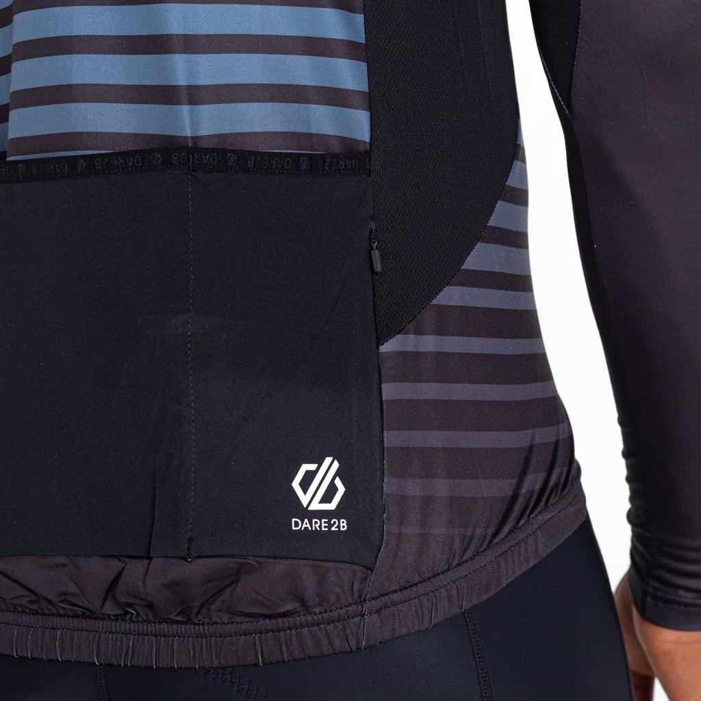 Dare 2B Mens AEP Virtuous Underlined Long-Sleeved Cycling Jersey